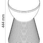 Kit 4 Bancos Sili Colorida Preto