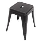 Kit 4 Banqueta Baixa 45cm Para Cozinha Tolix Iron Industrial