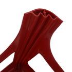 Kit 4 Banqueta Plástica Reforçada Cap. 120kg Vermelha