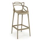 Kit 4 Banquetas Allegra Com Encosto Design Cozinha/bancada -