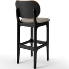 Kit 4 Banquetas Alta Bar Cozinha Jantar Betta L02 Preto Courí