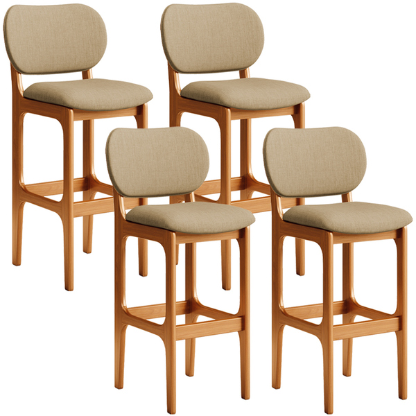 Kit 4 Banquetas Alta Bar Cozinha Sala Jantar Fixa Betta L02 I