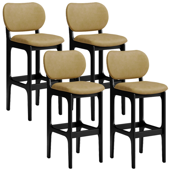 Kit 4 Banquetas Alta Bar Cozinha Sala Jantar Fixa Betta L02 P