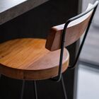 Kit 4 Banquetas Alta Com Encosto Para Aérea Gourmet York