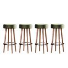 Kit 4 Banquetas Alta Gourmet Sylla Verde