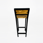 Kit 4 Banquetas Alta Industrial Florença Em Madeira Pinus