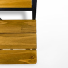 Kit 4 Banquetas Alta Industrial Florença Em Madeira Pinus