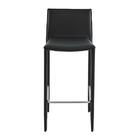 Kit 4 Banquetas Altas Amanda Rivatti Preta Base Metal