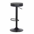 Kit 4 Banquetas Altas Com Encosto Baixo Estofado Para Cozinha