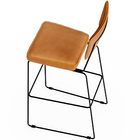 Kit 4 Banquetas Altas Cozinha Sala Jantar Base Em Aço Fixa Al