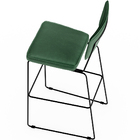 Kit 4 Banquetas Altas Cozinha Sala Jantar Base Em Aço Fixa Al