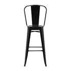 Kit 4 Banquetas Altas Iron Tolix Titan Rivatti Encosto Alto P