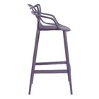 Kit 4 Banquetas Altas Masters Allegra 76 Cm