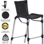 Kit 4 Banquetas Alumínio Fortaleza Alta Para Balcão Cozinha B