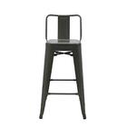 Kit 4 Banquetas Baixas Iron Tolix Titan Rivatti Encosto Baixo