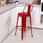 Kit 4 Banquetas Baixas Iron Tolix Titan Rivatti Encosto Baixo