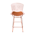 Kit 4 Banquetas Bertoia Cobre D70 Com Assento Cobre