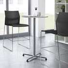 Kit 4 Banquetas Connect Base Fixa Preta - 57585 Sun House