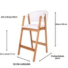 Kit 4 Banquetas Courino Restaurante Bares Cozinha Hibisco Bra