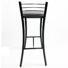 Kit 4 Banquetas Cozinha Preta Alta Assento Preto - Poltronas