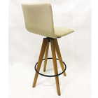 Kit 4 Banquetas Decorativa Jaque Facto Champanhe Base Giratór