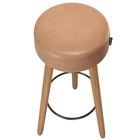 Kit 4 Banquetas Decorativas Londres Courino Amarula Salaone