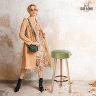 Kit 4 Banquetas Decorativas Londres Courino Verde Salaone