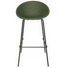 Kit 4 Banquetas Drops Rivatti Em Polipropileno Verde Base Des