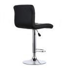 Kit 4 Banquetas Estofadas Vox Com Regulagem A Gás Preto