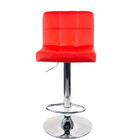 Kit 4 Banquetas Gomos Vermelha Para Cozinha