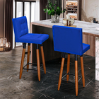 Kit 4 Banquetas Grace Alta Para Areá Gourmet E Balcão Área Go