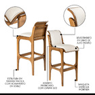 Kit 4 Banquetas Para Cozinha Americana 37 X 101 Cm Barcelona