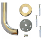 Kit 4 Barras De Apoio 40 E 60cm Lorben Com Alça Suporte Defic