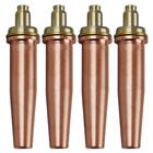 Kit - 4 Bico De Corte Para Maçarico 1503 - 1 N° 2 + 1 N° 4 +