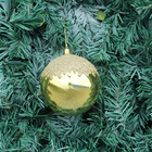 Kit 4 Bola Enfeite Natalino Árvore Natal Dourada Com Glitter