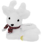 Kit 4 Bonecos De Natal Enfeite Natalino Rena Felpuda 20cm