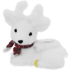 Kit 4 Bonecos De Natal Enfeite Natalino Rena Felpuda 20cm