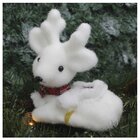 Kit 4 Bonecos De Natal Enfeite Natalino Rena Felpuda 20cm