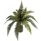 Kit 4 Buquês De Samambaias Artificiais Com Volume Intenso, Id