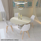 Kit 4 Cadeira Branca Para Sala Cozinha Escrivaninha Saarinen