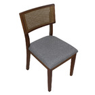 Kit 4 Cadeira De Jantar Com Palhinha Moderna Madeira Maciça C