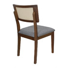 Kit 4 Cadeira De Jantar Palhinha Natural Moderna Madeira Maci