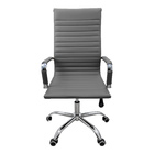 Kit 4 Cadeira Eames Esteirinha Presidente Escritório Alta - C