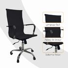 Kit 4 Cadeira Escritório Esteirinha Giratória Alta Ajustável