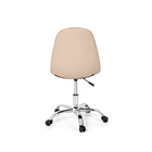 Kit 4 Cadeira Office Eiffel Botonê Base Giratória  Nude