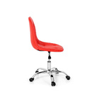 Kit 4 Cadeira Office Eiffel Botonê Base Giratória  Vermelha