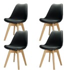 Kit 4 Cadeira Para Escrivaninha Mesa De Jantar Sala Cozinha S