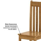 Kit 4 Cadeiras 100% Madeira Maciça Bielefeld Espresso Móveis