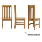 Kit 4 Cadeiras 100% Madeira Maciça Bielefeld Espresso Móveis