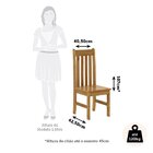 Kit 4 Cadeiras 100% Madeira Maciça Bielefeld Espresso Móveis